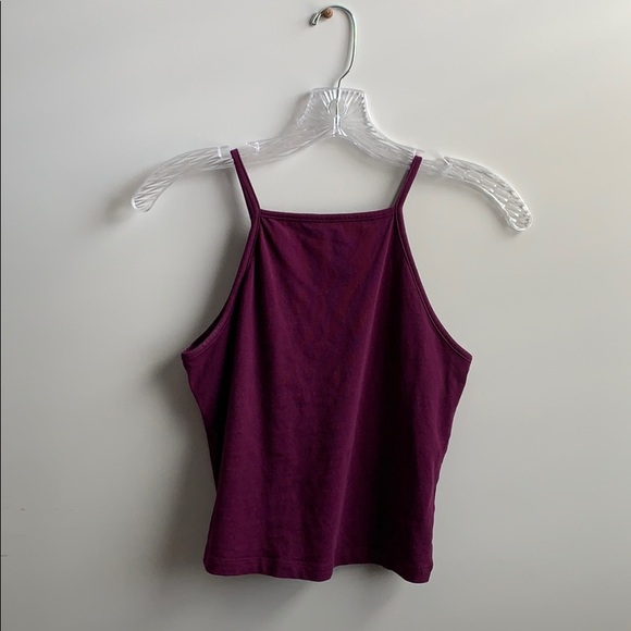 Garage Tops - Garage Burgandy Halter Top
